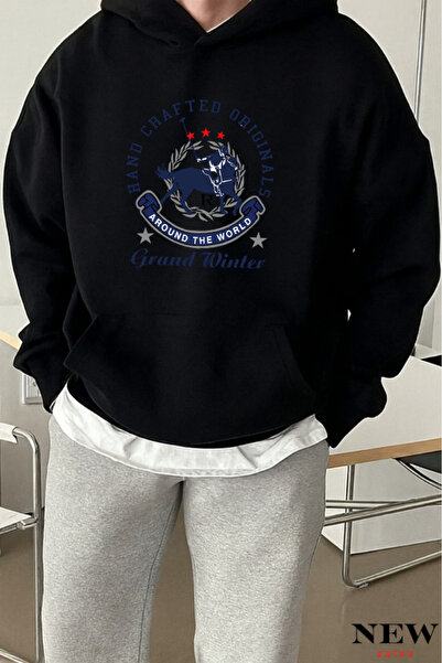 New Shine سويت شيرت مطبوع عليه Grand Winter