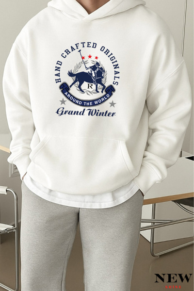 New Shine Grand Winter cu imprimeu Swea tricou