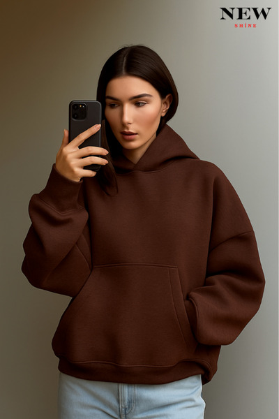 New Shine Φούτερ με κουκούλα Unisex
