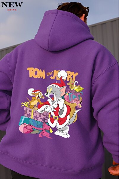 New Shine سويت شيرت بطبعة توم وجيري