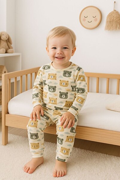 tunays shopping Βρεφικό Σετ Πιτζάμες 100% Βαμβάκι 1-5 ετών
