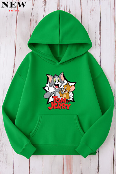 New Shine سويت شيرت بطبعة توم وجيري