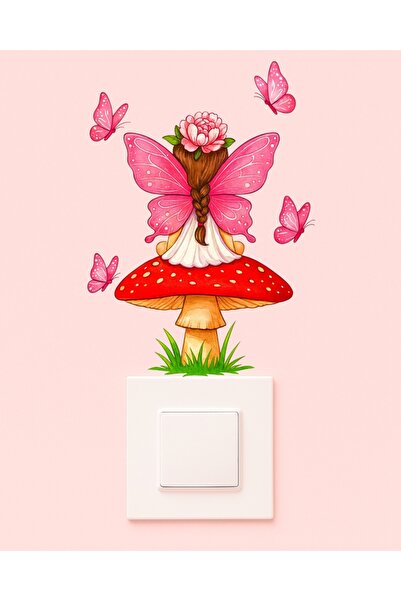 telaşe memuru Outlet Cover Sticker - Children's Baby Room Wall Sticker - Butt...