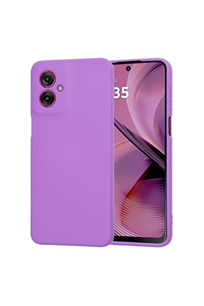 Evia Protective Case for Motorola Moto G55, I34, Fabric, Plum Violet