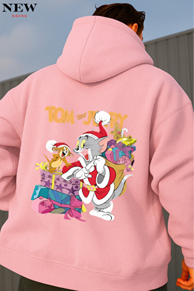 New Shine سويت شيرت بطبعة توم وجيري