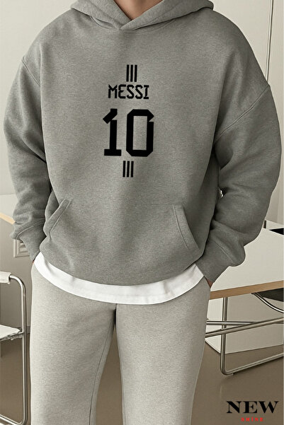 New Shine سويت شيرت بطبعة ميسي