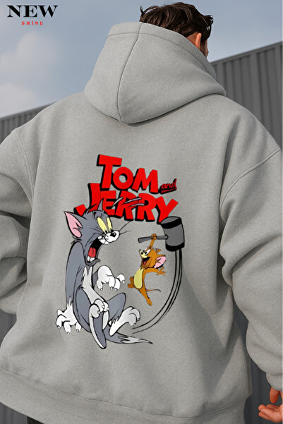 New Shine سويت شيرت بطبعة توم وجيري