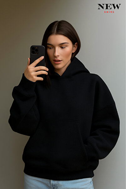 New Shine سويت شيرت بقلنسوة للجنسين