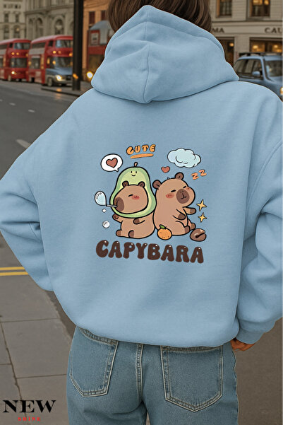 New Shine Hanorac imprimat Capybara