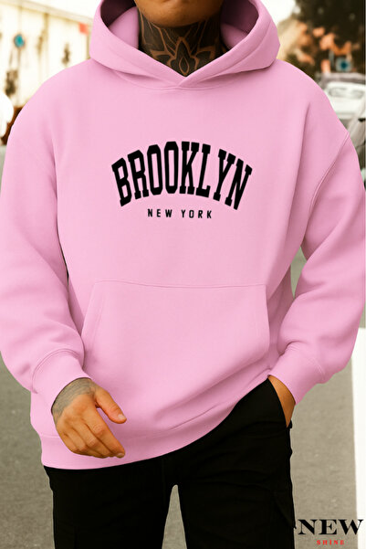 New Shine سويت شيرت مطبوع من بروكلين نيويورك