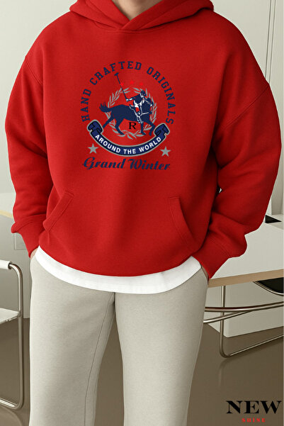 New Shine Grand Winter cu imprimeu Swea tricou