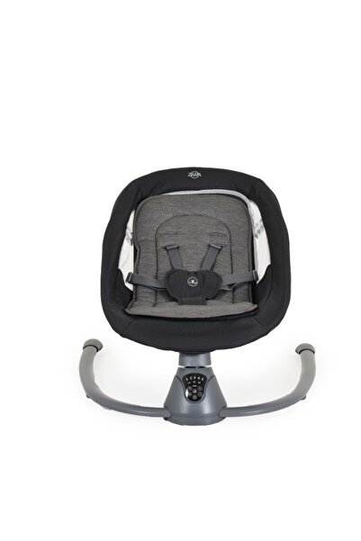Cangaroo Electric Baby Swing, Zara Black, Motion Detector, 12 Melodies, 5 Speeds and Timer