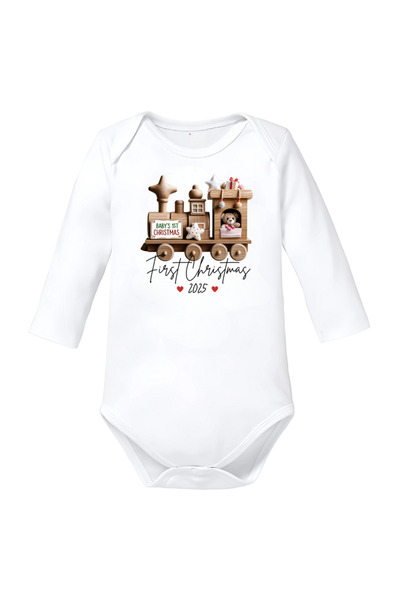 OEM Body bebelusi alb Primul Craciun 2025 idee cadou marimea 68
