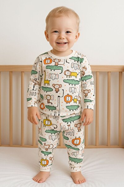 tunays shopping Βρεφικό Σετ Πιτζάμες 100% Βαμβάκι 1-5 ετών