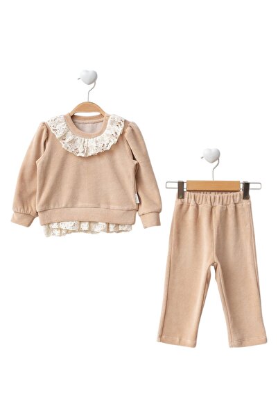 Mysweetbox Hediyelik Konsept Kutu Kadife Dantel Detaylı İkili Alt Üst Takım