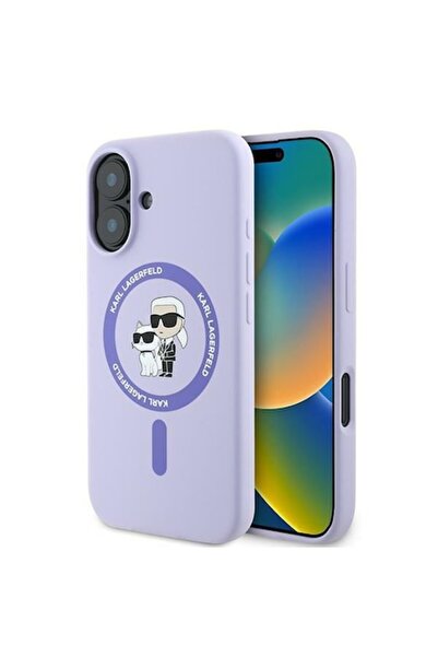 Karl Lagerfeld (Karl&Choupette) Carcasă ergonomică pentru iPhone 16 P2304 - V...