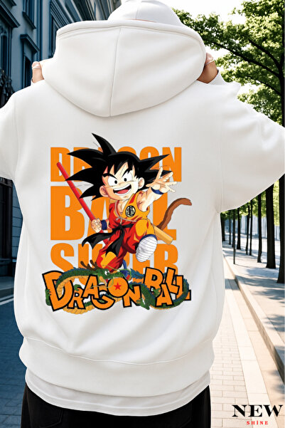 New Shine سويت شيرت مطبوع عليه دراغون بول