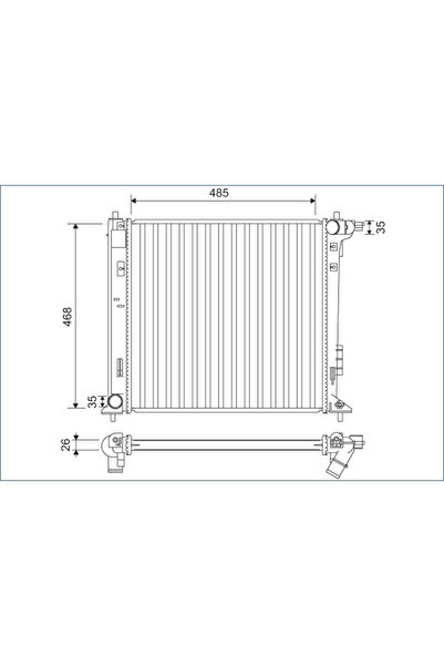 VALEO Radiator, Kia Sportage IV