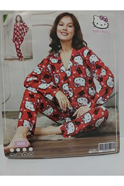 Hello Kitty DESENLİ PİJAMA TAKIMI