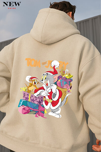 New Shine سويت شيرت بطبعة توم وجيري