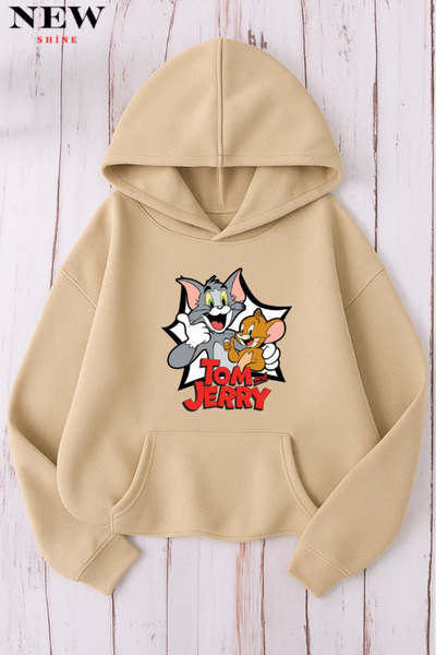 New Shine سويت شيرت بطبعة توم وجيري