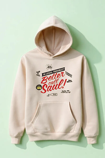 Vordevia Hanorac Better Call Saul cu imprimeu din bumbac cu 3 fire O supradim...