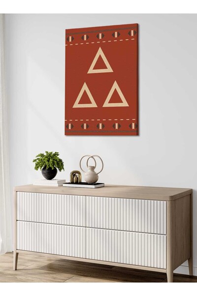 LOWHA لوحة فنية جدارية من القماش مشدودة على إطار خشبي بنمط مستوحى من الثقافة ...