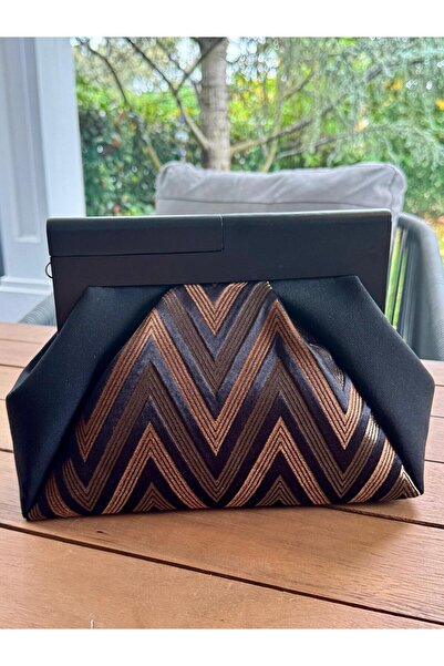 JOPHIEL Portföy Çanta, Clutch, Patchwork, El Çantası, Zincirli Omuz Çantası