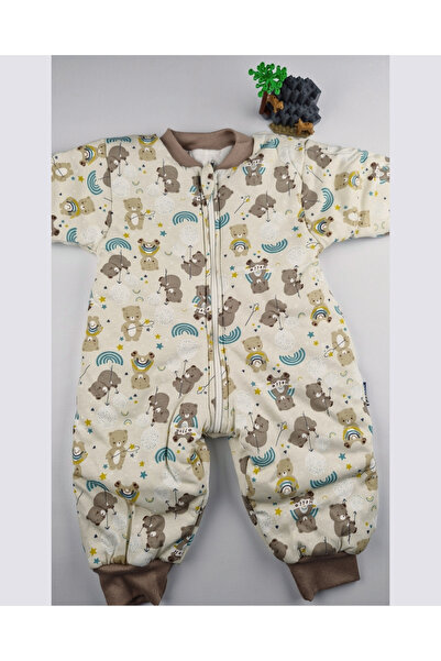 asliva Teddy Bear Patterned Baby Sleeping Bag 2.5 Tog (1-2-3-4-5-6 Years)
