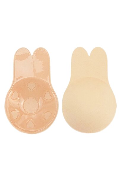 Flippy Sutien cu Silicon Autoadeziv Efect de Push-Up, Fara Bretele, Reutilizabil, Marime Universala