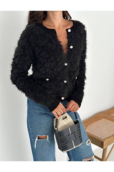 ABBA Women's Buttoned Knitwear Cardigan