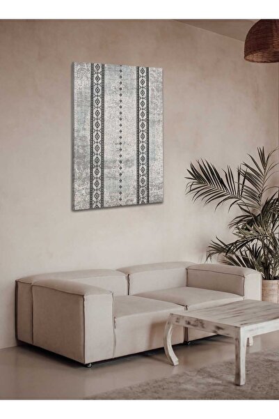 LOWHA لوحة فنية جدارية من القماش مشدودة على إطار خشبي بنمط مستوحى من الثقافة ...