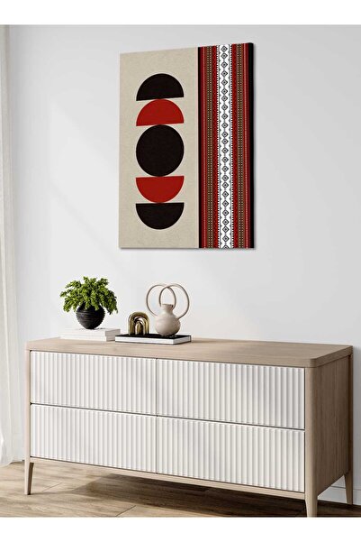 LOWHA لوحة فنية جدارية من القماش مشدودة على إطار خشبي بنمط مستوحى من الثقافة ...