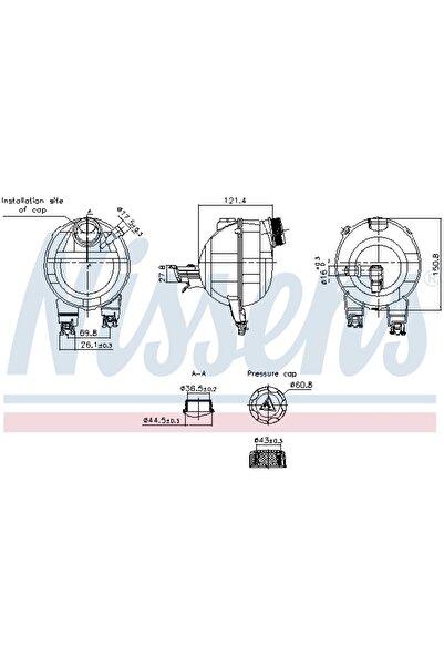 Nissens Vas de expansiune, Citroen C3 3,