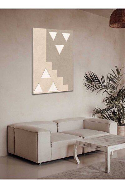 LOWHA لوحة فنية جدارية من القماش مشدودة على إطار خشبي بنمط مستوحى من الثقافة ...