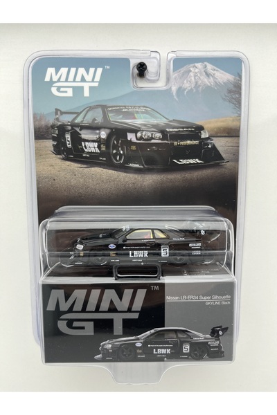 mini gt NİSSAN LB-ER34 SUPER SİLHOUETTE