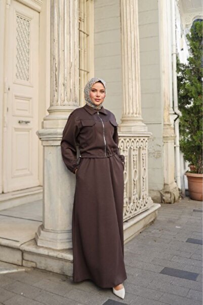 By Pommes Life Women's 2-Piece Hijab Set with Jacket and Dress