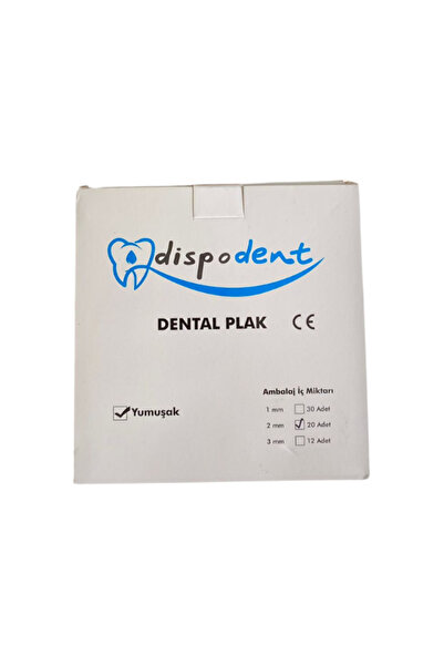 Ditok Dental Dental Plak Yumuşak 2mm 20 Adet