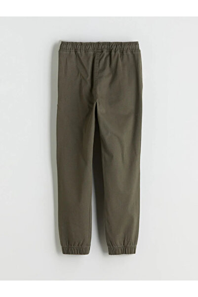 LC Waikiki LCW ECO Haki Beli Lastikli Erkek Çocuk Jogger Pantolon