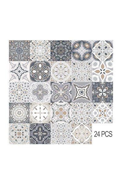 Generic HORIWE Tile Stickers Vintage Moroccan Wall Decal Sticker Adhesive Til...