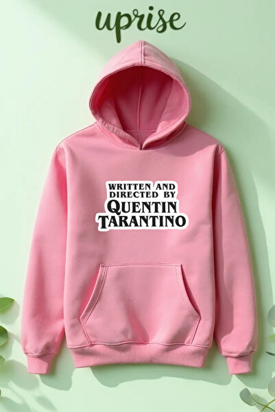 Vordevia Hanorac de bumbac cu cu imprimeu fire O supradimensionat de Quentin Tarantino