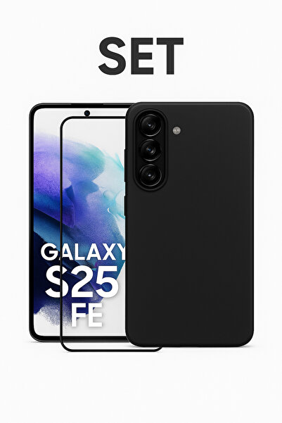 Hatreds Samsung Galaxy S25 FE Kılıf İçi Süet Soft Renkli Silikon Kapak + Tam ...