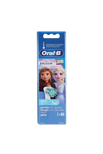Oral-B اورال -بي فرشاه اسنان كهربائيه اطفال فروزن + غيار فرشاه الاسنان 2 قطعه