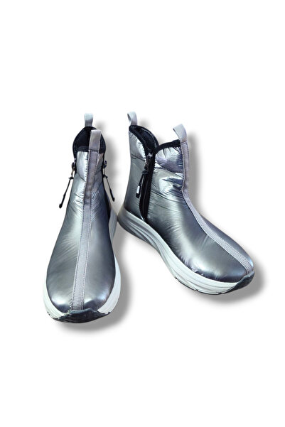 BARONES SHOES GÜMÜŞ SU GEÇİRMEZ FERMUARLI KAR BOTU