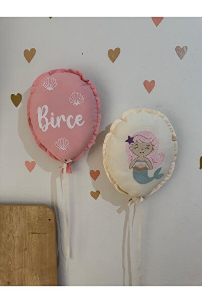ebrulim Deniz kızı balon yastık bebek odası kapı duvar süsü
