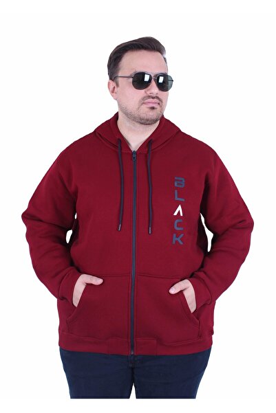 MocGrande Μεγάλο μέγεθος με κουκούλα και φερμουάρ 3ip Sweat Black 25716 MURDUM