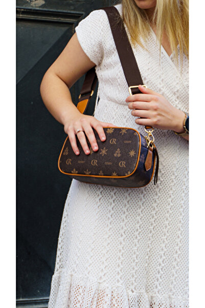 Ceery Four Seasons Mini Çapraz Askılı Kadın Omuz Çantası Kahverengi Taba