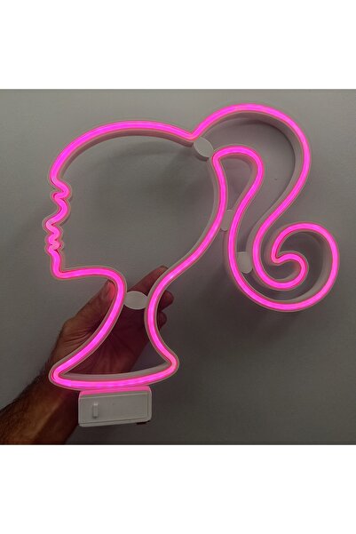 KAMER NEON PEMBE IŞIKLI BARBİE KUAFÖR