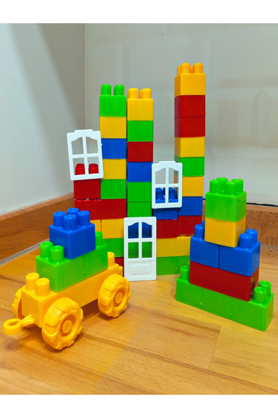 a v d a مكعبات بناء ليغو على شكل سيارة 34 قطعة