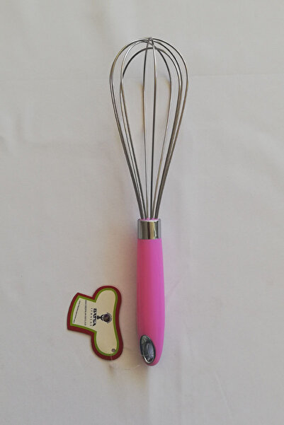 adresiburasi Stainless Steel Whisk Medium Size 30 Cm. Light Pink